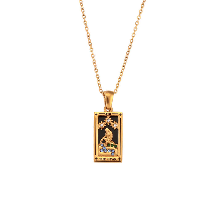 La Estrella - Collar Carta Tarot
