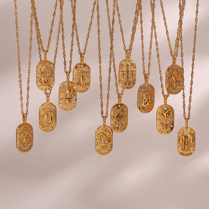 Verseau - Collier Constellation Baroque
