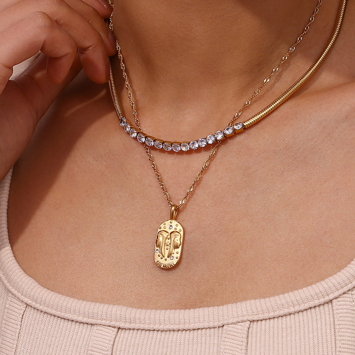 Gémeaux - Collier Constellation Baroque