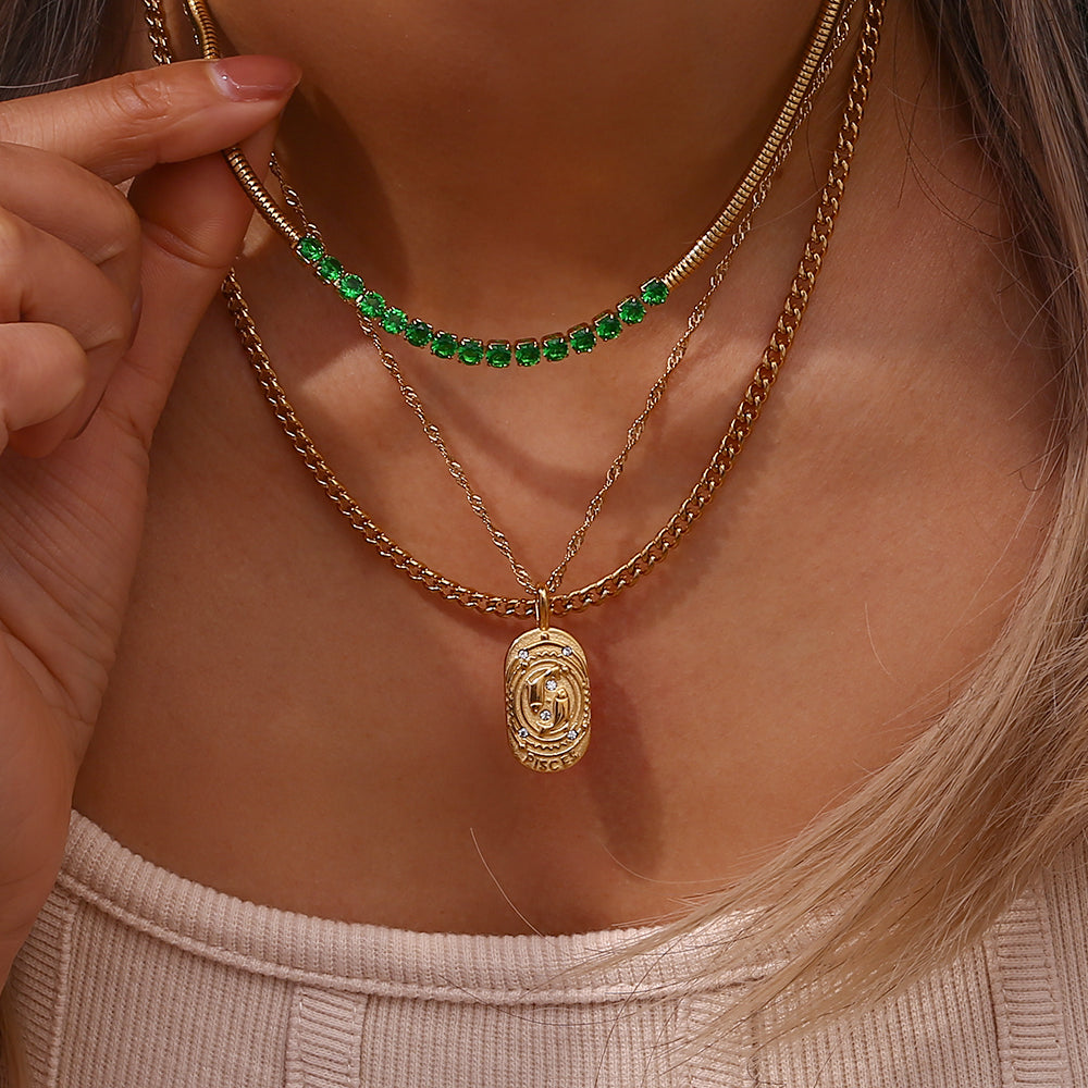 Verseau - Collier Constellation Baroque