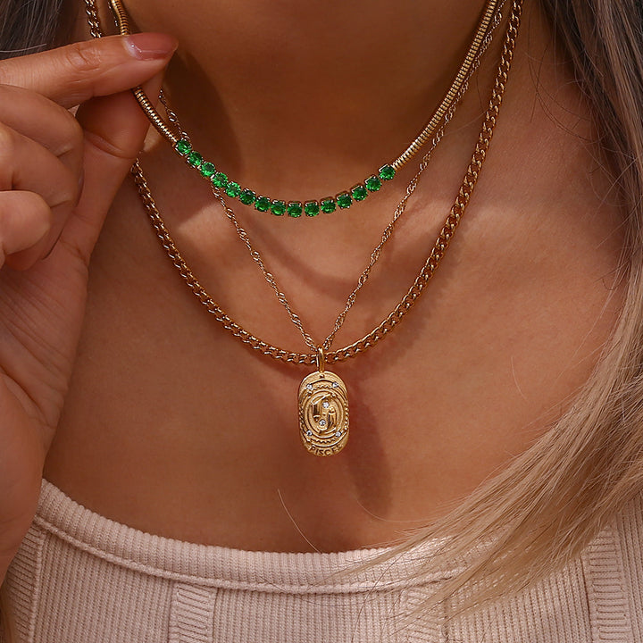 Verseau - Collier Constellation Baroque