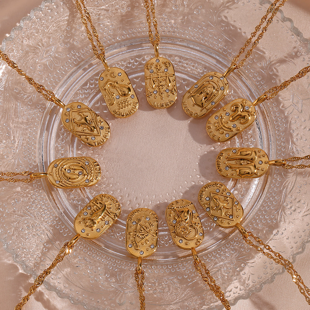 Gémeaux - Collier Constellation Baroque