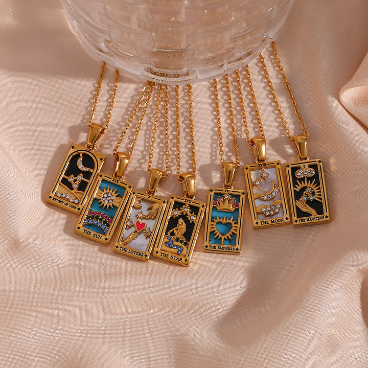 La Estrella - Collar Carta Tarot